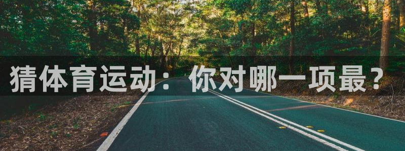 千亿国际官方正版app娱乐是那个系列的台子:猜体育运动:你对